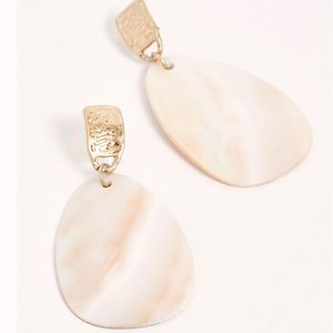 Anthropologie Starlight Shell Earrings. NWT.